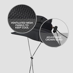 Satin-Lined, Waterproof Men's Sun Hat