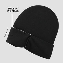 Nap Cap™ Travel — Modal Travel Beanie with Hidden Eye Mask & Satin Lining
