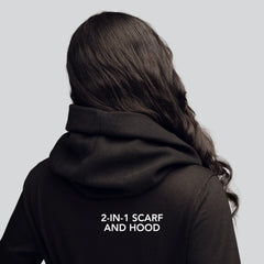 Satin Lined, Waterproof Infinity Rain Scarf