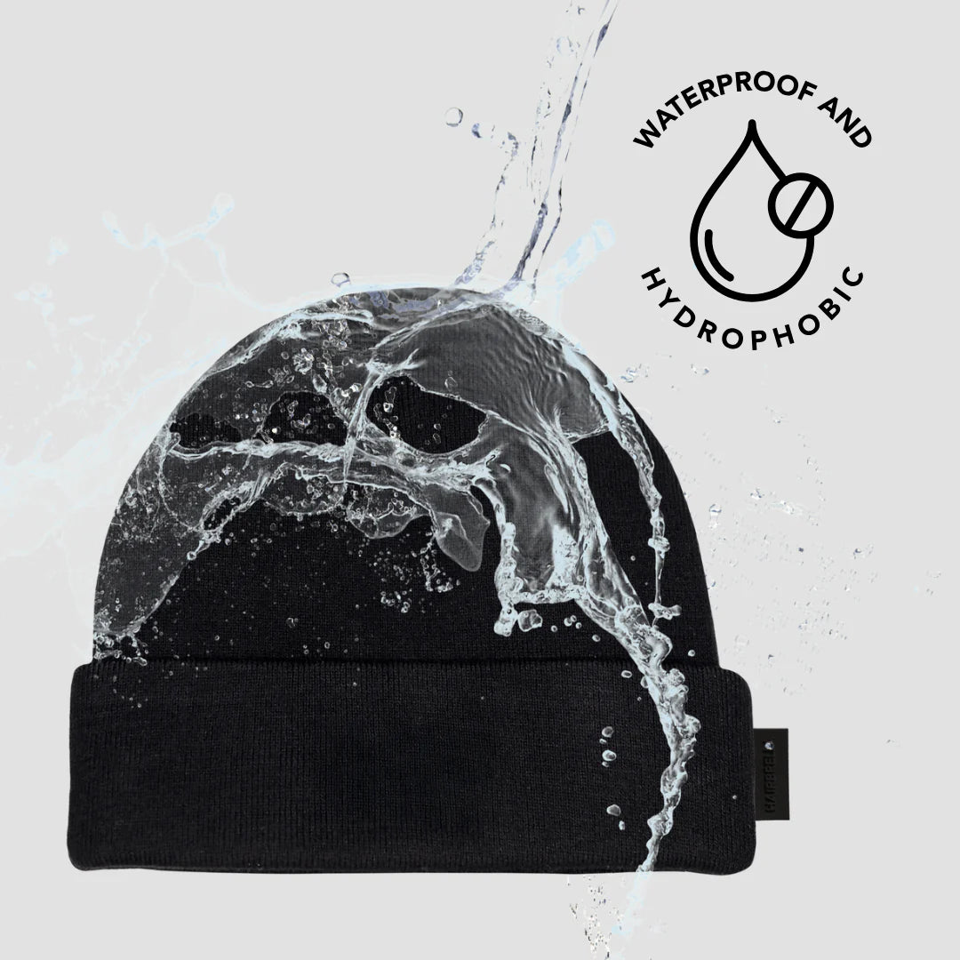 Satin-Lined, Waterproof, Cuffed Beanie
