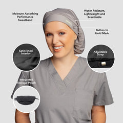 Hairbrella Scrub Cap, Satin-Lined