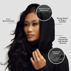 Satin Lined, Waterproof Infinity Rain Scarf - Buy 3, Save an Extra $10